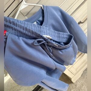 Blue Sweatshirt and Joggers Set